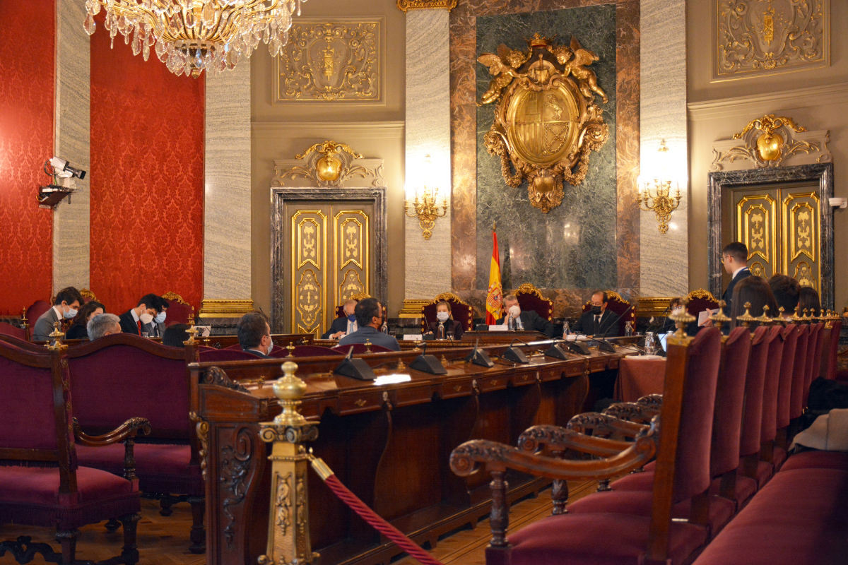 Salón de Plenos del Tribunal Supremo